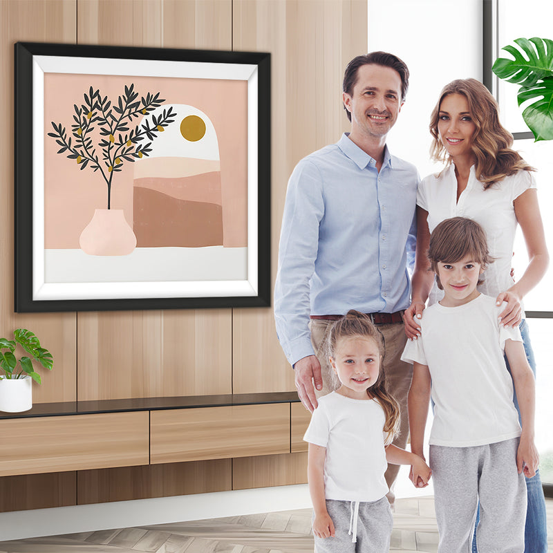 Einfache Topfpflanze Diamond Painting