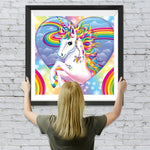 Einhorn und Herz Diamond Painting