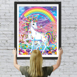 Einhorn und Regenbogen Diamond Painting