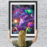 Einhorn Weltraum Diamond Painting