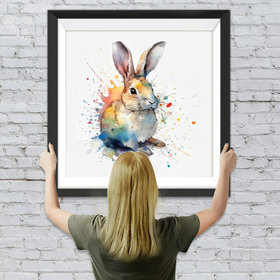 Einsamer kleiner Hase Diamond Painting