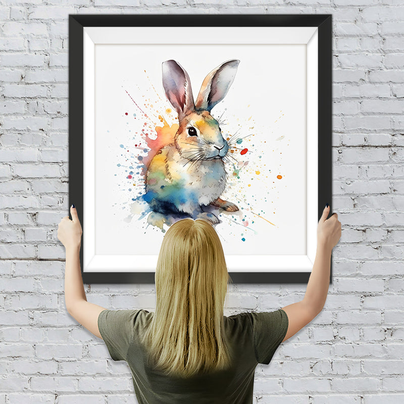Einsamer kleiner Hase Diamond Painting