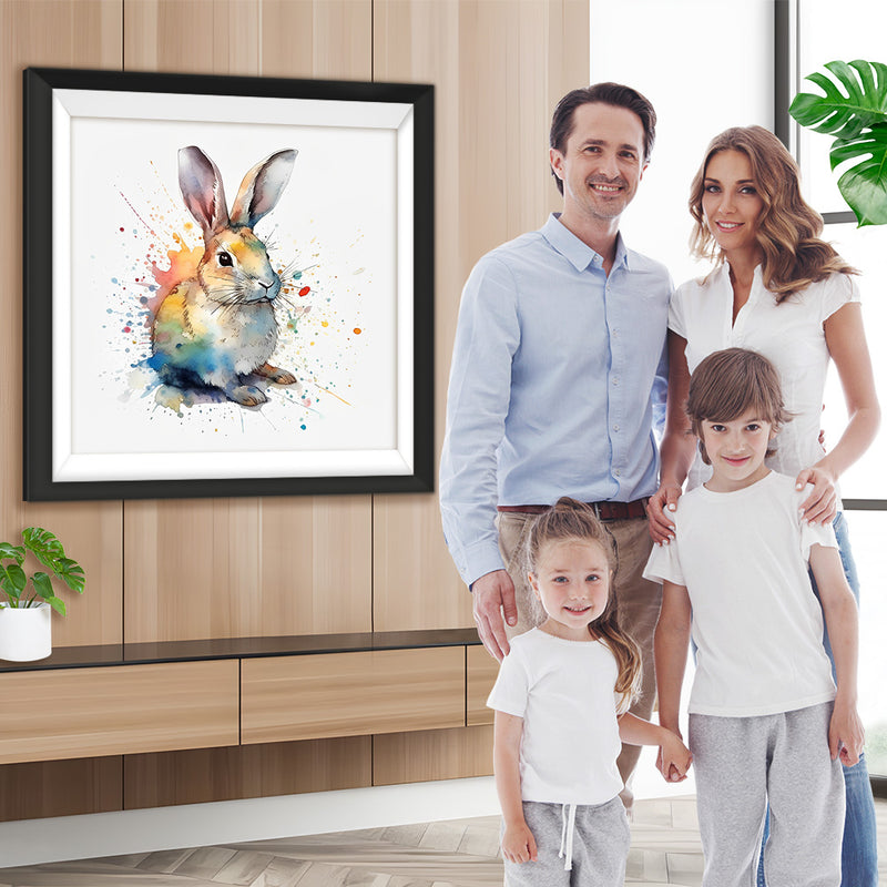 Einsamer kleiner Hase Diamond Painting