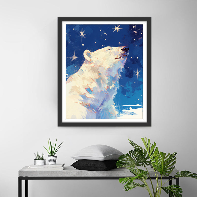 Eisbär Diamond Painting