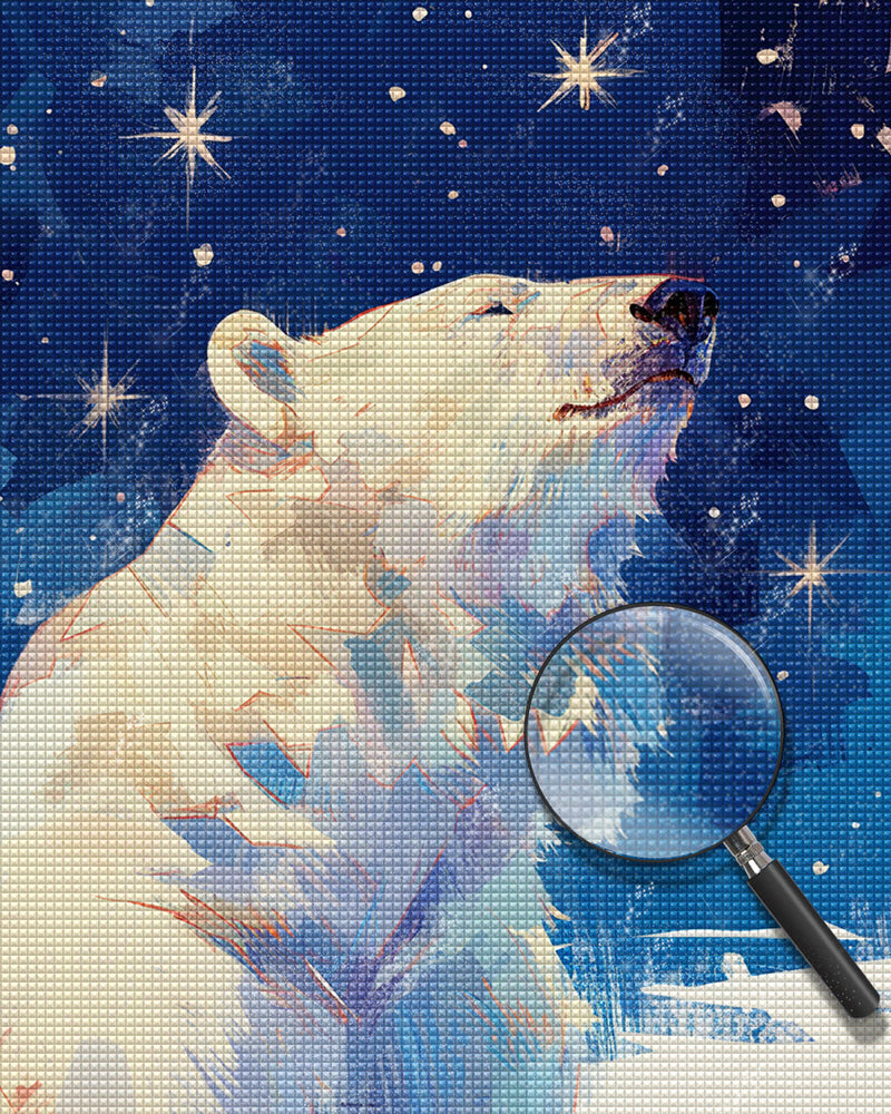 Eisbär Diamond Painting