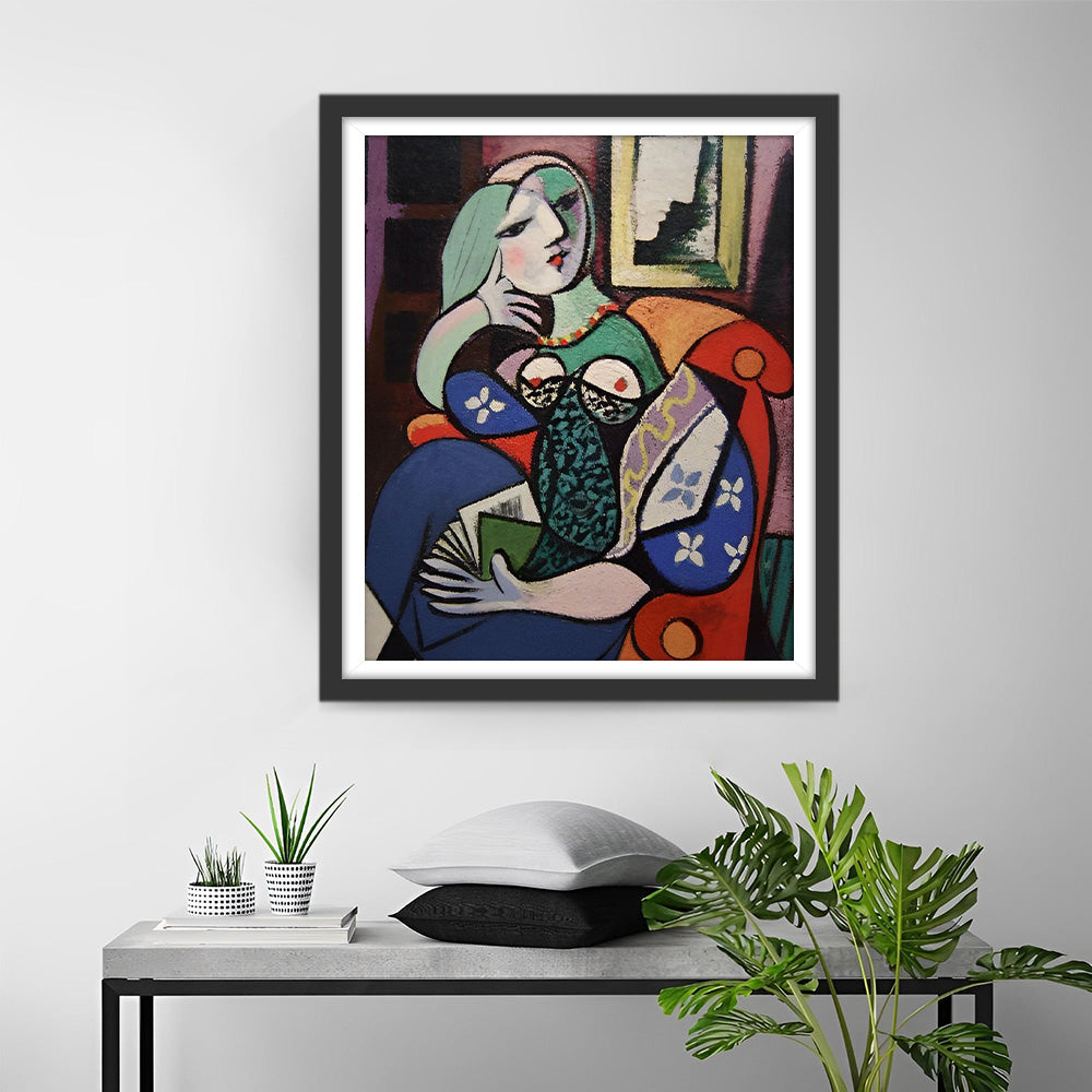 Elegante abstrakte Frau Diamond Painting