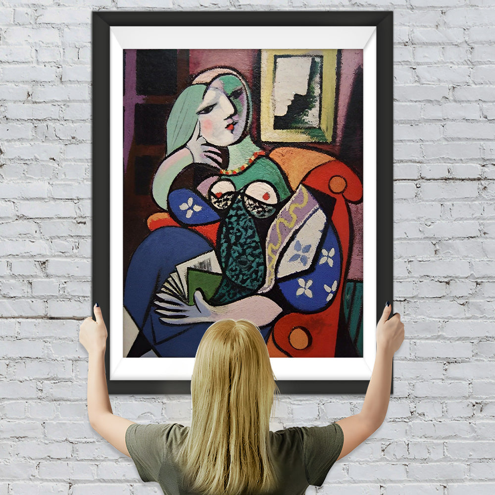 Elegante abstrakte Frau Diamond Painting