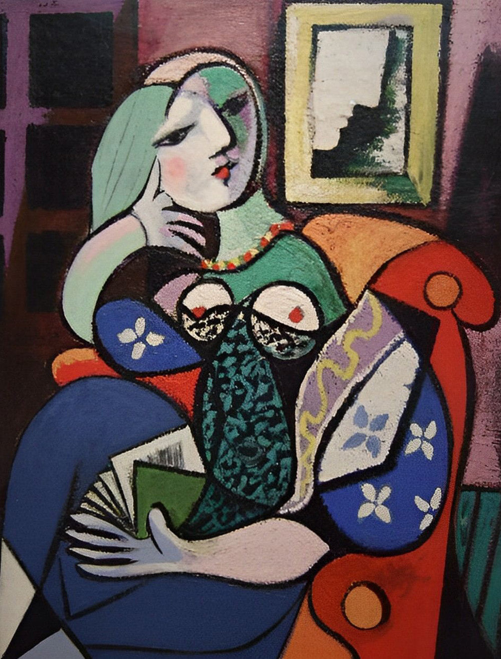 Elegante abstrakte Frau Diamond Painting