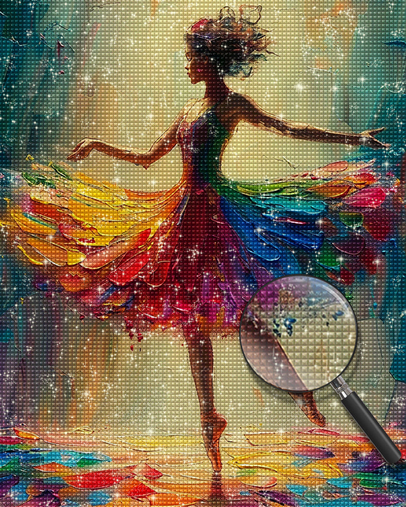Elegante Tänzerin Diamond Painting