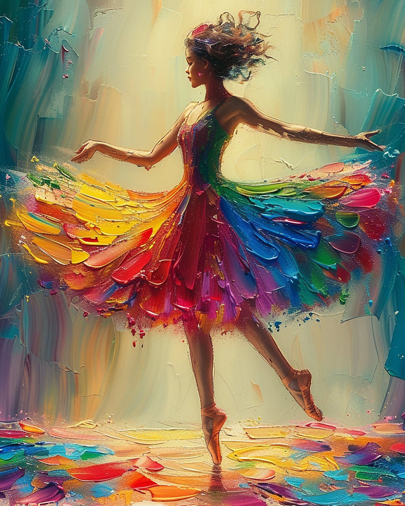 Elegante Tänzerin Diamond Painting