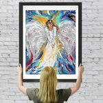 Engel mit weißen Flügeln Diamond Painting