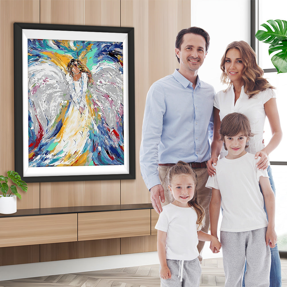 Engel mit weißen Flügeln Diamond Painting