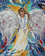 Engel mit weißen Flügeln Diamond Painting