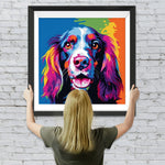 Erwartungshaltung des Hundes Diamond Painting