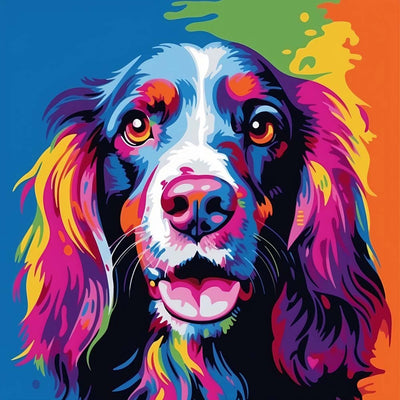 Erwartungshaltung des Hundes Diamond Painting