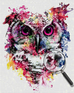 Eule im Aquarellstil Diamond Painting