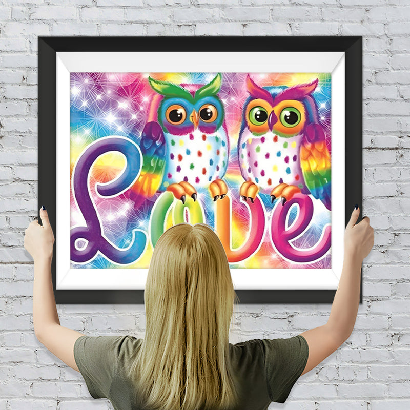 Eulen Liebe Diamond Painting