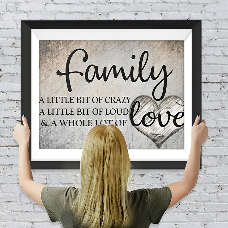 Familie mit Liebe Diamond Painting