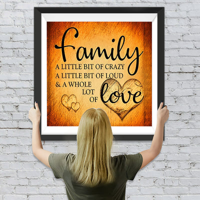 Familie voller Liebe Diamond Painting