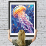 Fantasie-Qualle Diamond Painting