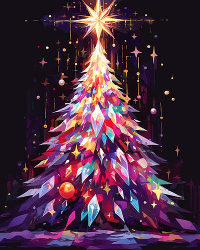 Fantasie Weihnachtsbaum Diamond Painting