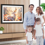 Fantasie Weißer Hirsch Diamond Painting