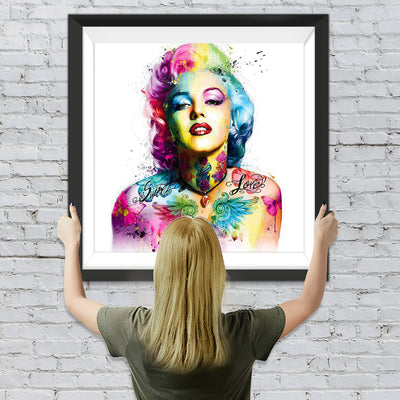 Farbige und reizende Monroe Diamond Painting