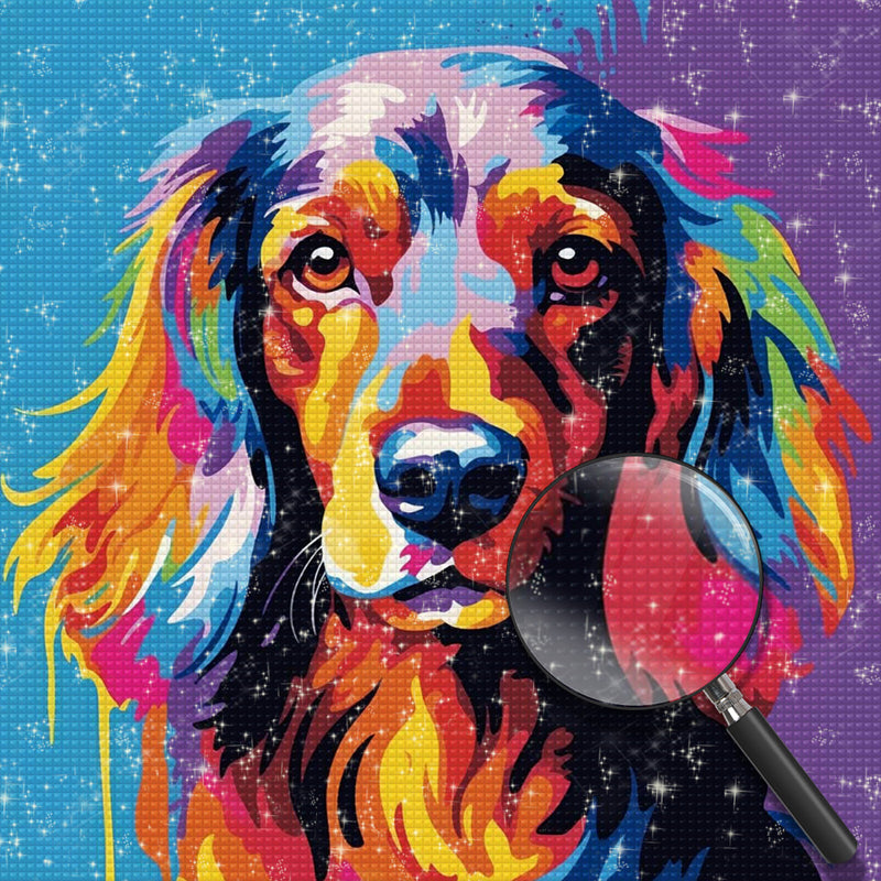Farbiger Dachshund Diamond Painting