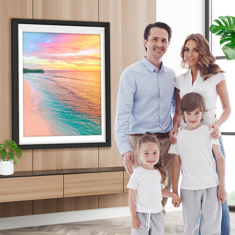 Farbiger Himmel und Meer Diamond Painting