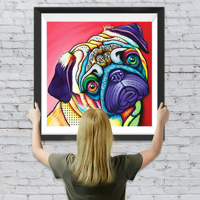 Farbiger Shar-Pei-Hund Diamond Painting