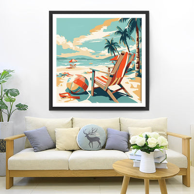 Feriensessel am Meer Diamond Painting