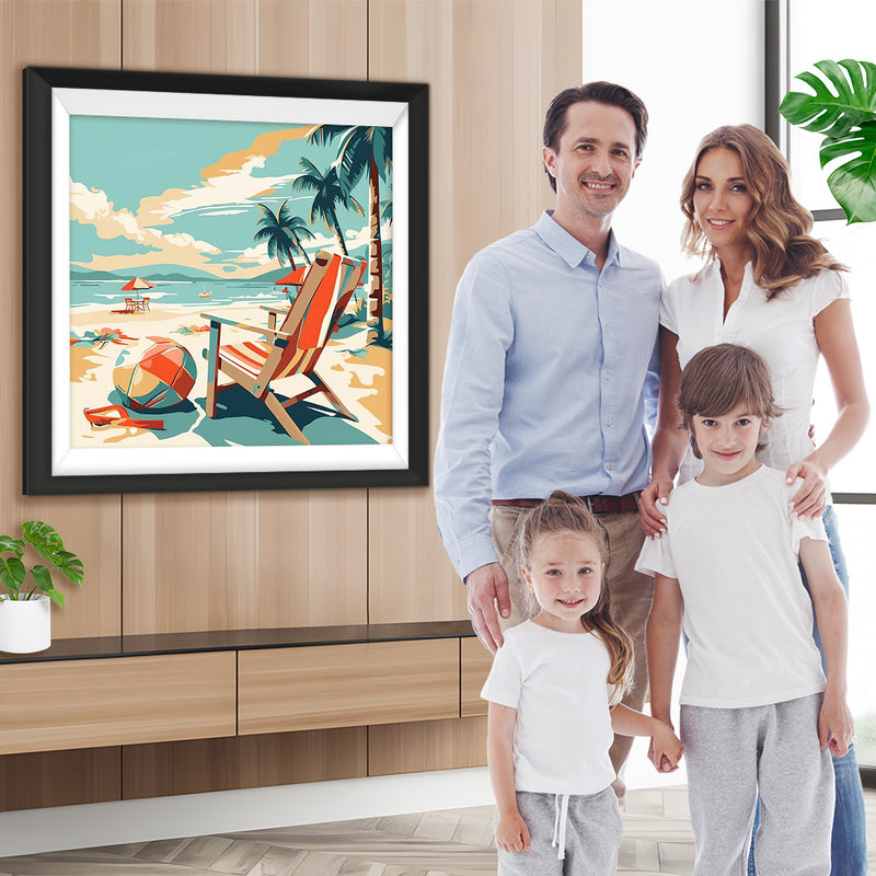 Feriensessel am Meer Diamond Painting