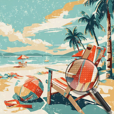 Feriensessel am Meer Diamond Painting