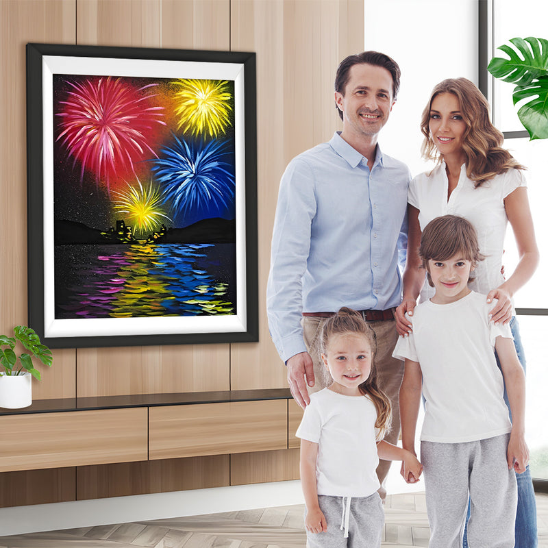 Feuerwerk Meer Diamond Painting