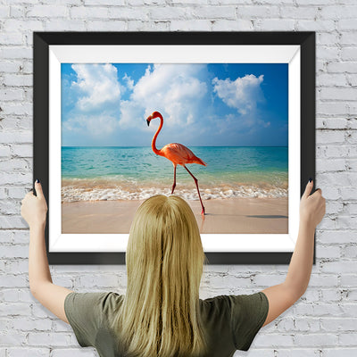 Flamingo am Meer Diamond Painting