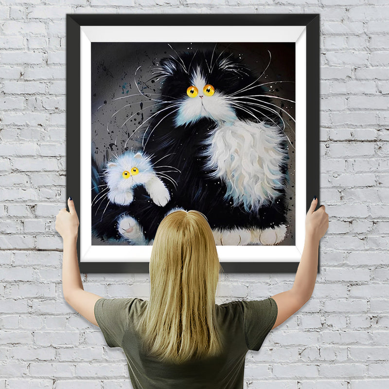 Flauschige Katzen Diamond Painting