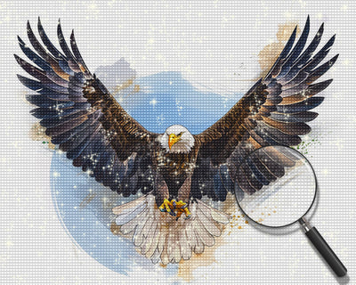 Fliegender Adler Diamond Painting