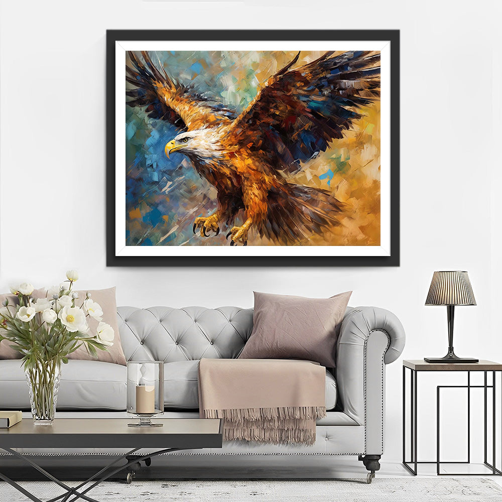 Fliegender Adler Diamond Painting