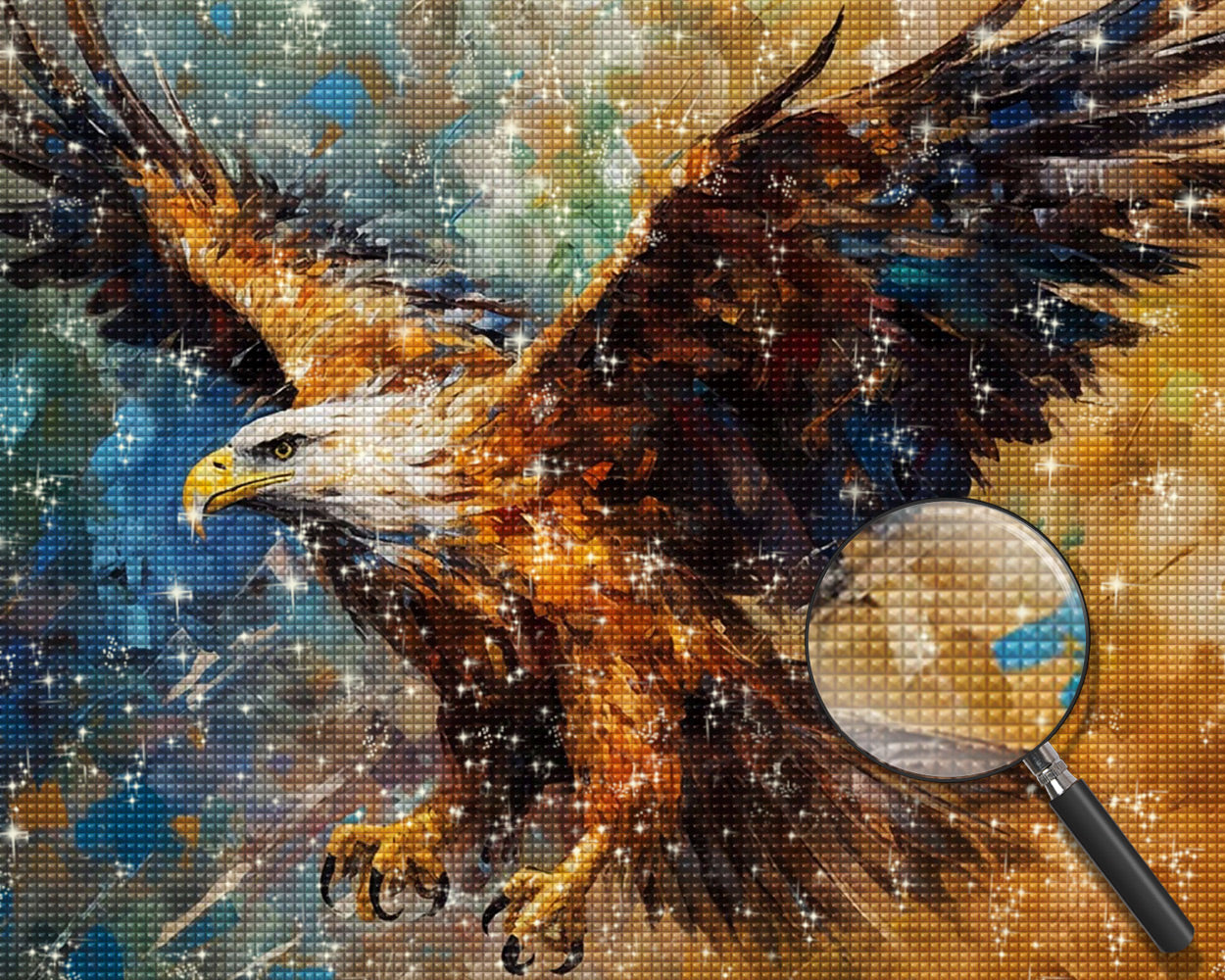 Fliegender Adler Diamond Painting