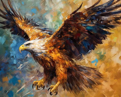 Fliegender Adler Diamond Painting
