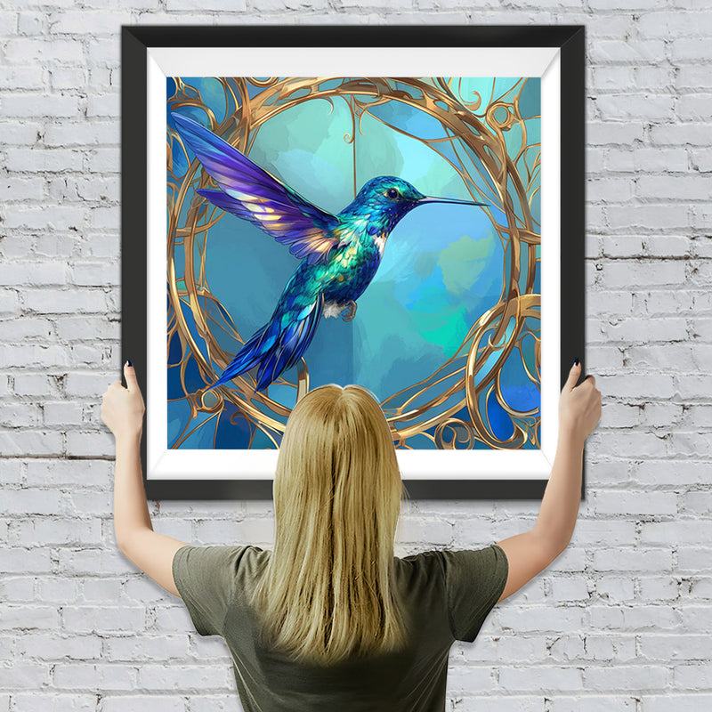 Fliegender Blauer Vogel Diamond Painting