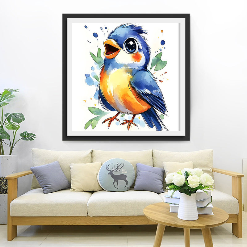 Fröhlicher Singvogel Diamond Painting