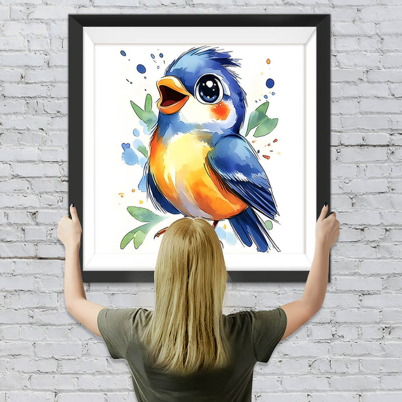 Fröhlicher Singvogel Diamond Painting