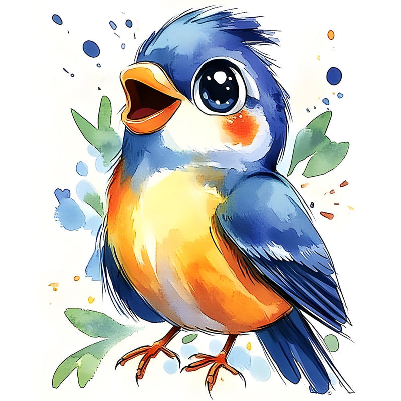 Fröhlicher Singvogel Diamond Painting