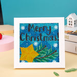 Frohe Weihnachten Mini-Kristallpünktchen Diamond Painting