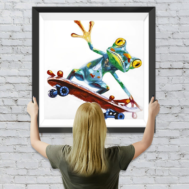 Frosch Skateboard Diamond Painting