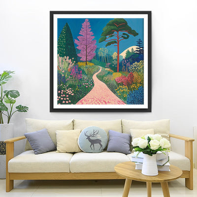 Frühling Felder Diamond Painting