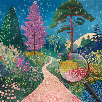 Frühling Felder Diamond Painting