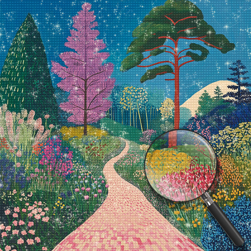 Frühling Felder Diamond Painting