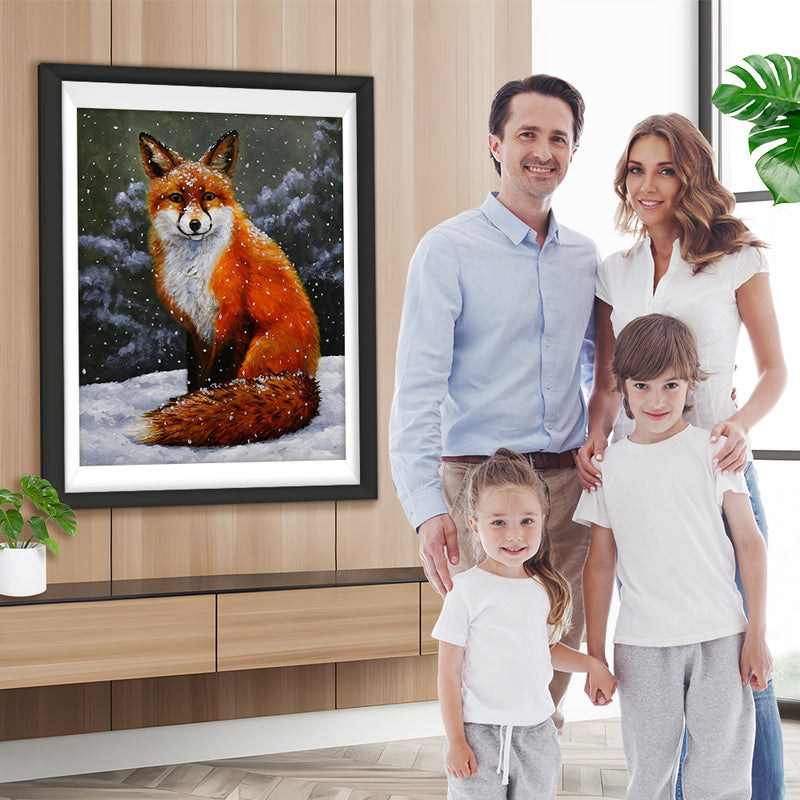 Fuchs im Schnee Diamond Painting